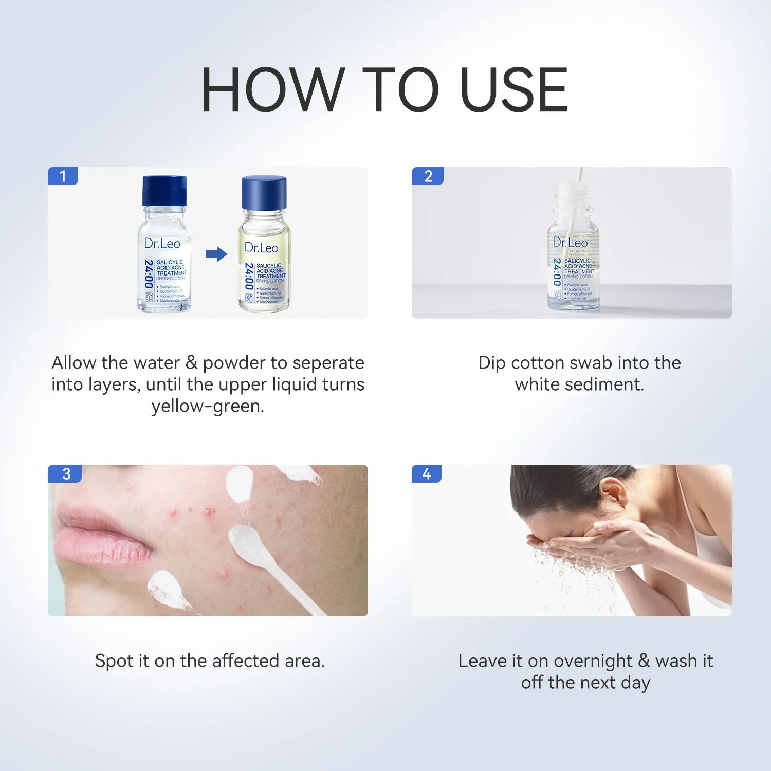 Viral Dr.Leo 24H Acne & Pimple Treatment Drying Lotion