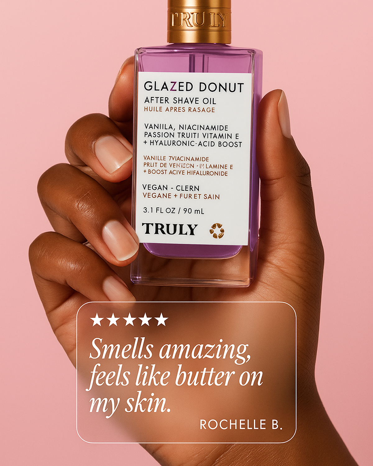 Viral Glazed Donut Aceite Post-Afeitado para Irritación y Manchas